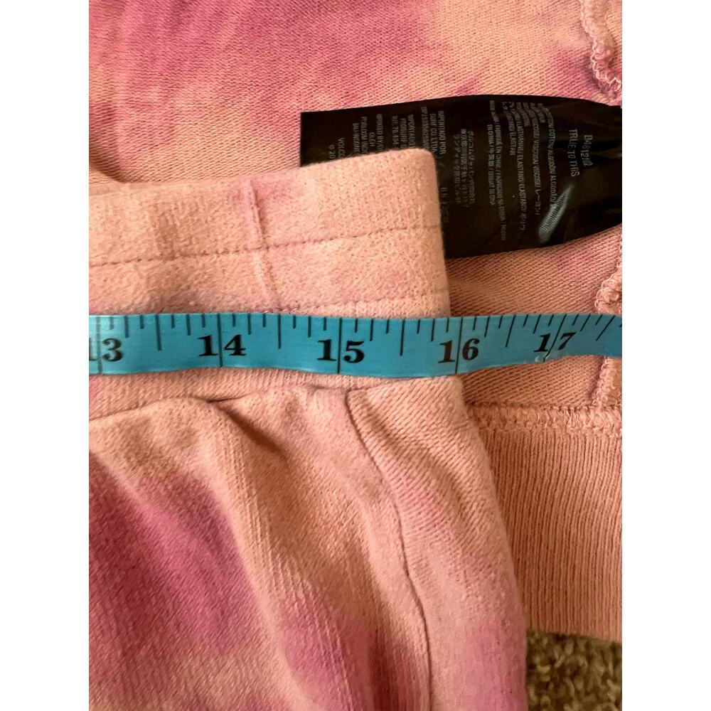 Volcom Tie Dye Lounge Set Pink Purple Zip Up Hoodie Medium Shorts Large 2 Piece - Picture 7 of 10